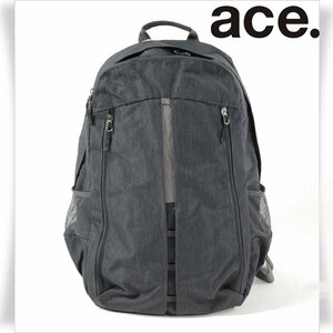 新品1円～★ace.TOKYO エース ACE コルティ軽量 リュックサック バッグ デイパック グレー 正規店本物 ◆7259◆