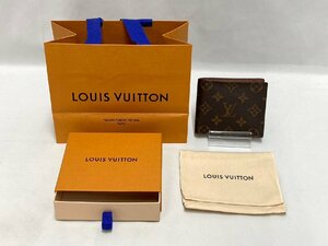 美品♪LOUISVUITTON ルイヴィトン M62288 モノグラム ポルトフォイユ マルコNM 二つ折り 財布 ウォレット ブラウン系 ゴールド金具 袋 箱♪