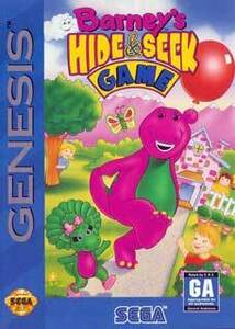 送料無料 北米版 海外版メガドライブ Barney Hide and Seek GENESIS ジェネシス 