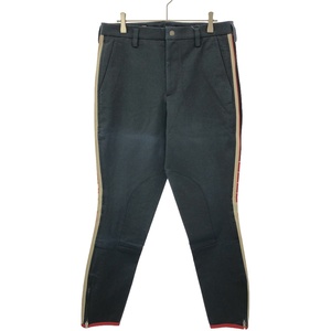 GUCCI グッチ 18SS Sideline Gabardine Pants サイドラインギャバジンストレッチパンツ 495695 Z7576 ネイビー 48 IT08J0CTW43O