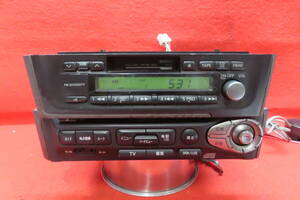 ＊CS1130＊動作保証付/日産純正　A33 セフィーロ　PN-1547D/CCU-3740V　CD カセットプレーヤー　デッキ　カーオーディオ