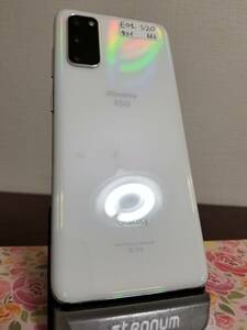 E01 美品 Galaxy S20 5G SC-51A docomo SIMフリー 128GB◆12GB 6.2インチ White Samsung・中古品・ギャラクシー SIMロック解除済 