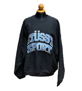 ◆未使用品/タグ付き◆STUSSY ステューシー SPORT トレーナー ブラック系 23C118487 Mサイズ X61896ND