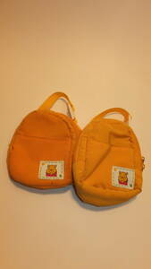 ★DISNEY★Winnie The Pooh Small baby bags Combi ディズニープーさんの小さなバッグ2個セット　コンビ製 USED IN JAPAN