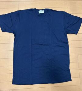 upcycle la 無地 クルーネック tee ネイビー navy アップサイクル tシャツ 半袖 リサイクル 再生繊維 USA アメリカ製