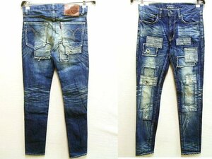 ◇即決[2]ほぼ未使用品 glamb Unplugged skinny denim アンプラグドスキニーデニム スリム デニム パンツ■6592