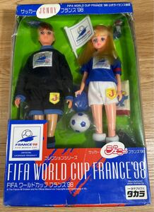 ［K-157］希少！未使用・保管品 タカラ ジェニー FIFA フランスワールドカップ’98 FRANCE 公式ライセンス商品