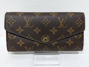 【1円～】美品 Louis Vuitton ルイヴィトン LV モノグラム ポルトフォイユ サラ M62235 長財布 二つ折り財布 ローズバレリーヌ