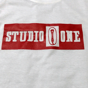 送料無料【STUDIO ONE】スタジオワン/BOXロゴ / ホワイト★選べる5サイズ/S M L XL 2XL/ヘビーウェイト 5.6オンス