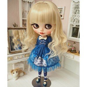 ネオブライス ウィッグ 毛先ゆるフェミウェーブⅡ シャンパンゴールド 10インチ/ドール Blythe Pulip プーリップ