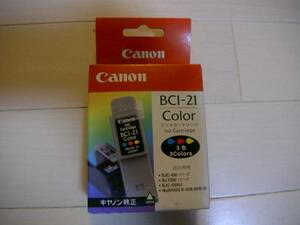 純正　キャノン　BCI-21　カラー　新品期限切れ　送料290円