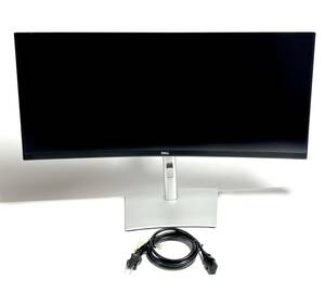 ☆2021年製 極美品 Dell Technologies P3421W 34.1型 シルバー 34インチワイド 曲面 モニター ディスプレイ