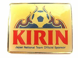 KIRIN キリン ジャパン ナショナルチーム オフィシャル スポンサー ピンバッチ ピンズ ワールドカップ サッカー 日本代表 中村 カズ 本田