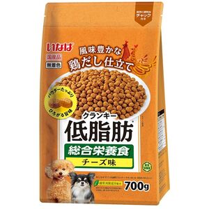 いなばペットフード いなば 低脂肪クランキー 鶏だし チーズ味 700g 犬用フード