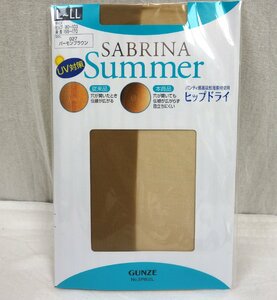 未開封 GUNZE グンゼ SABRINA Summer ストッキング サイズL～LL バーモンブラウン