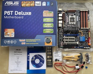 ASUS P6T DELUXE ATX マザーボード LGA 1366 Intel X58 Express Intel ICH10Rチップセット