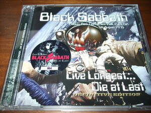 Black Sabbath《 Live Longest Die at Last Definitive Edition Soundboard Recording 》★ライブ2枚組