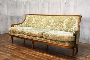 DHK26 DREXEL HERITAGE ドレクセルヘリテイジ Upholstery アップホルスタリー 3人掛けソファ 金華山張り トリプルソファ 3シーター 長椅子