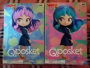 バンプレストのうる星やつらラムちゃんのアニメバージョンQposketフィギュアA.Bセット景品用非売品