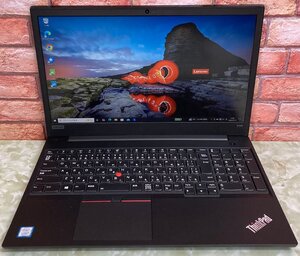 1円～ ●LENOVO ThinkPad E590 / Core i7 8565U (1.80GHz) / メモリ 32GB / HDD 2TB + NVMe SSD 1TB / 15.6型 フルHD / Win10 Pro 64bit