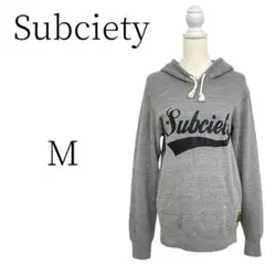 Subciety サブサエティー グレー パーカー カジュアル Ｍ