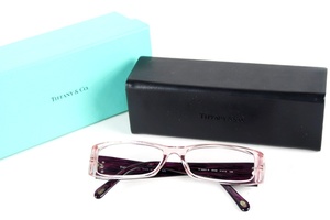 【美品】TIFFANY&Co. ティファニー サングラス メガネフレーム 小物 雑貨 FT2002-B 8008 51□15 135【GU40】