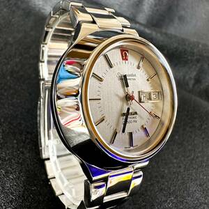 整備済み！ 送料無料！ 1972年 OMEGA オメガ シーマスター エレクトロニック デイデイト OMEGA SEAMASTER Cal.1260 音叉式 メンズ 腕時計