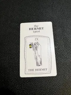 the HERMIT tarot 99枚　メッセージカード