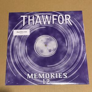 Thawfor Memories 12インチ USオリジナル シカゴ アングラ Indus ozone mary joy dj krush Company Flow baku anticon 90