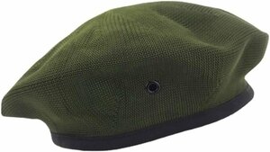 （新品）G.I.スタイル ベレー 帽 メッシュ素材 春夏 ミリタリーベレー Military Berets（オリーブグリーン色 ） サイズL/59～60センチ【送