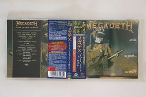 CD Megadeth So Far, So Good... So What! TOCP67442 CAPITOL /00110