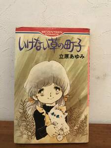 いけない草の町子　初版　立原あゆみ　セブンティーンコミックス　集英社