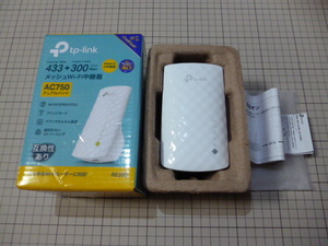 美品 TP-Link RE200 V5 Ver.5.0 WiFi 無線LAN 中継器 11ac AC750 433+300Mbps 11ac対応 デュアルバンド OneMesh 対応