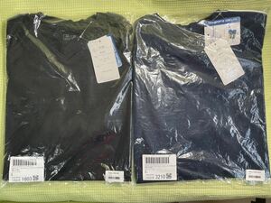 2色セット 新品未開封 DRYメッシュ サイドラインパイピング ラグラン半袖Tシャツ ブラック+ネイビー