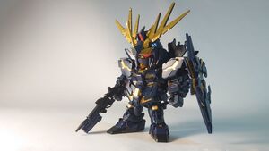 SDガンダム BB戦士 ユニコーンガンダム2号機 バンシィ・ノルン※シール添付アリ　ガンプラ 完成品 ジャンク