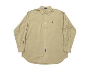 90s POLO RALPH LAUREN BLAIRE B.D SHIRTボタンダウン 長袖 シャツ ビンテージ USA ポロ ラルフローレン カントリー RRL