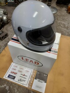 LEAD リード　RX-100R ヘルメット　試着のみ 　グレー　灰色　族ヘル フルフェイスヘルメット 