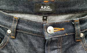 A.P.C. DENIM アーペーセースタンダードジーンズ　　W34