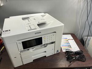 A3589)23430枚　EPSON/エプソン/ビジネスプリンター/カラーインクジェット/複合機/A3ノビ対応/A4/2021年製/PX-M6011F （甲1）