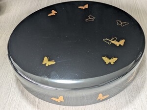 HANAE MORI CHIKI CHIC しっきシック 10.0丸オードブル一段ごしき　森英恵 GO-101 漆器 重箱 蝶々 モリハナエ 和 日本 御祝 おせち 料理