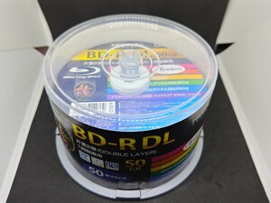 HIDISC 録画用BD-R DL 50GB 片面2層 10枚バラ売り 1-6倍速対応 HDBDRDL260RP50