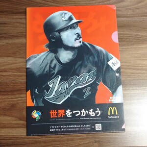 WORLD BASEBALL CLASSIC マクドナルド クリアファイル 2枚セット(小笠原道大・松坂大輔・川崎宗則・藤川球児・青木宣親・岩村明憲)