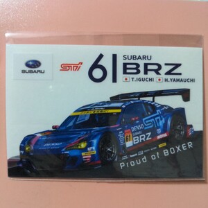 スーパーGT スバル SUPERGT SUBARU BRZ STi GT300 ステッカー