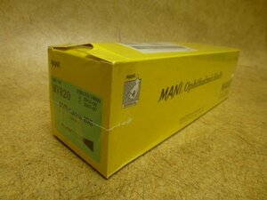 未開封 保管品 MANI マニー オフサルミックナイフ MVR20 1箱 (6本入） 単回使用 眼科用ナイフ MVRナイフ Ophthalmic Knife 眼科 ナイフ 2