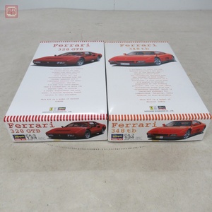 未組立 ハセガワ 1/24 フェラーリ 348 tb/フェラーリ 328 GTB まとめて2個セット Hasegawa FERRARI【20