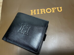  ●７８００円即決・送料込み●　　★バッグに合わせて★　HIROFU ヒロフ　２つ折り　財布 