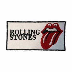 The Rolling Stones アイロンパッチ／ワッペン ザ・ローリング・ストーンズ Text Logo