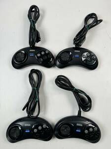 ♪【中古】SEGA MEGA DRIVE ファイティングパッド6B 4個 まとめ セガ メガドライブ コントローラ 動作未確認 ＠60(6)