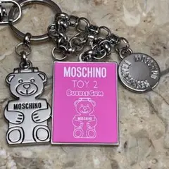 【美品】モスキーノ MOSCHINO TOY2 バッグチャーム 熊 キーリング