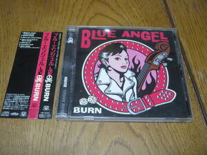 BLUE ANGEL ブルーエンジェル / BURN 帯付CD CREAM SODA クリームソーダ PINK DRAGON BLACK CATS ブラックキャッツ